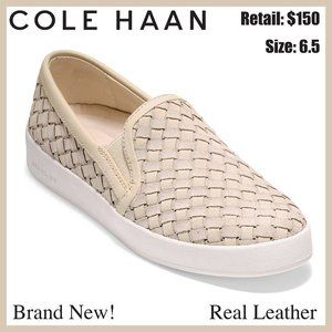 New! Cole Haan Grandpro Leather slip on Sneaker